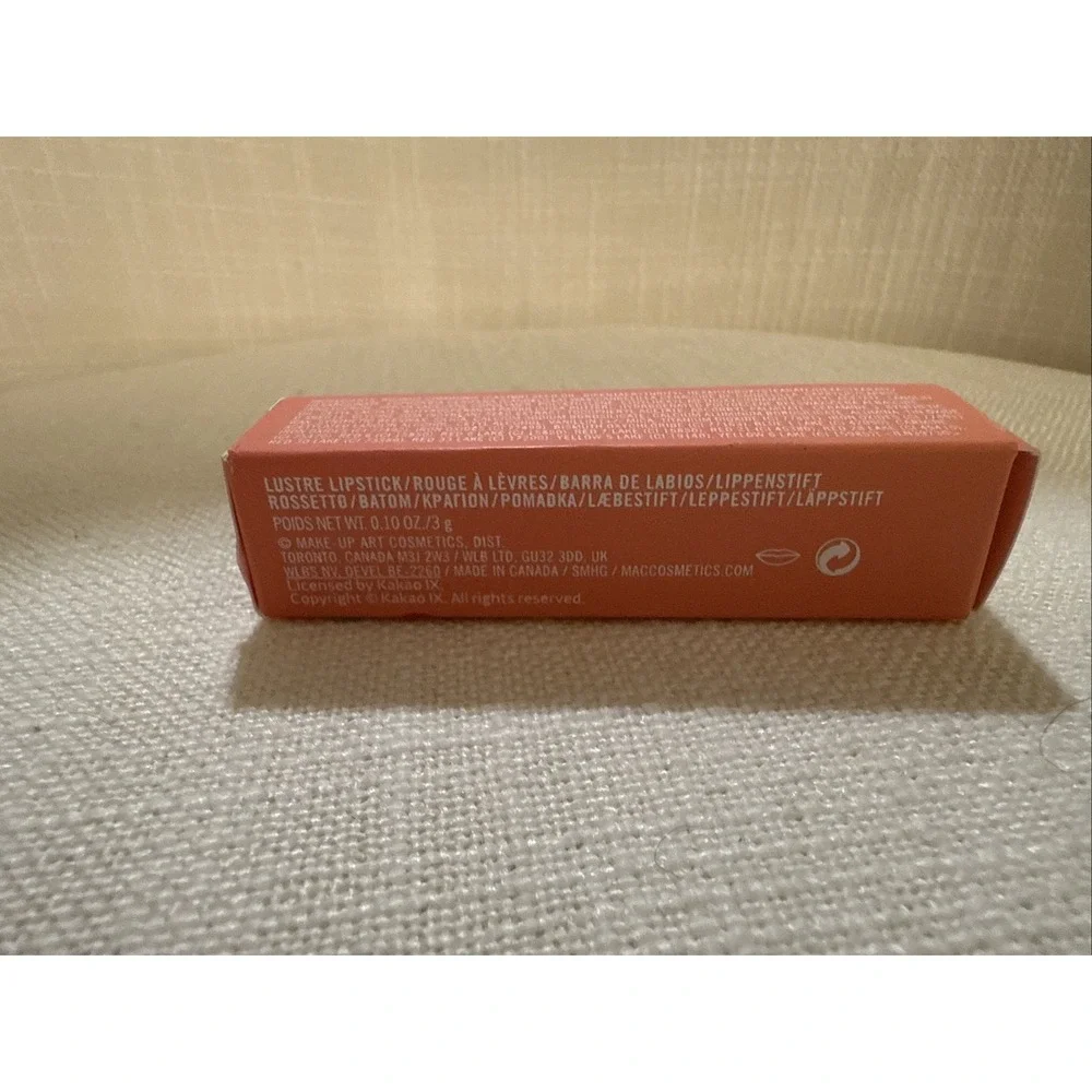 MAC KAKAO FRIENDS Lustre Lipstick CONGRATS‎ Full size 0.10 oz New In Box